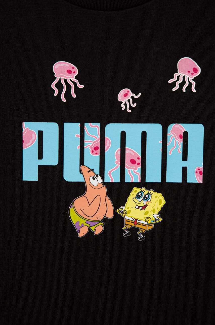 Puma Dívčí šaty x SPONGEBOB Tank Dress G černá barva mini - Pepit.cz