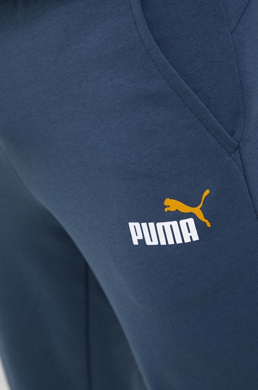 Puma Kalhoty pánské tmavomodrá barva hladké - Pepit.cz