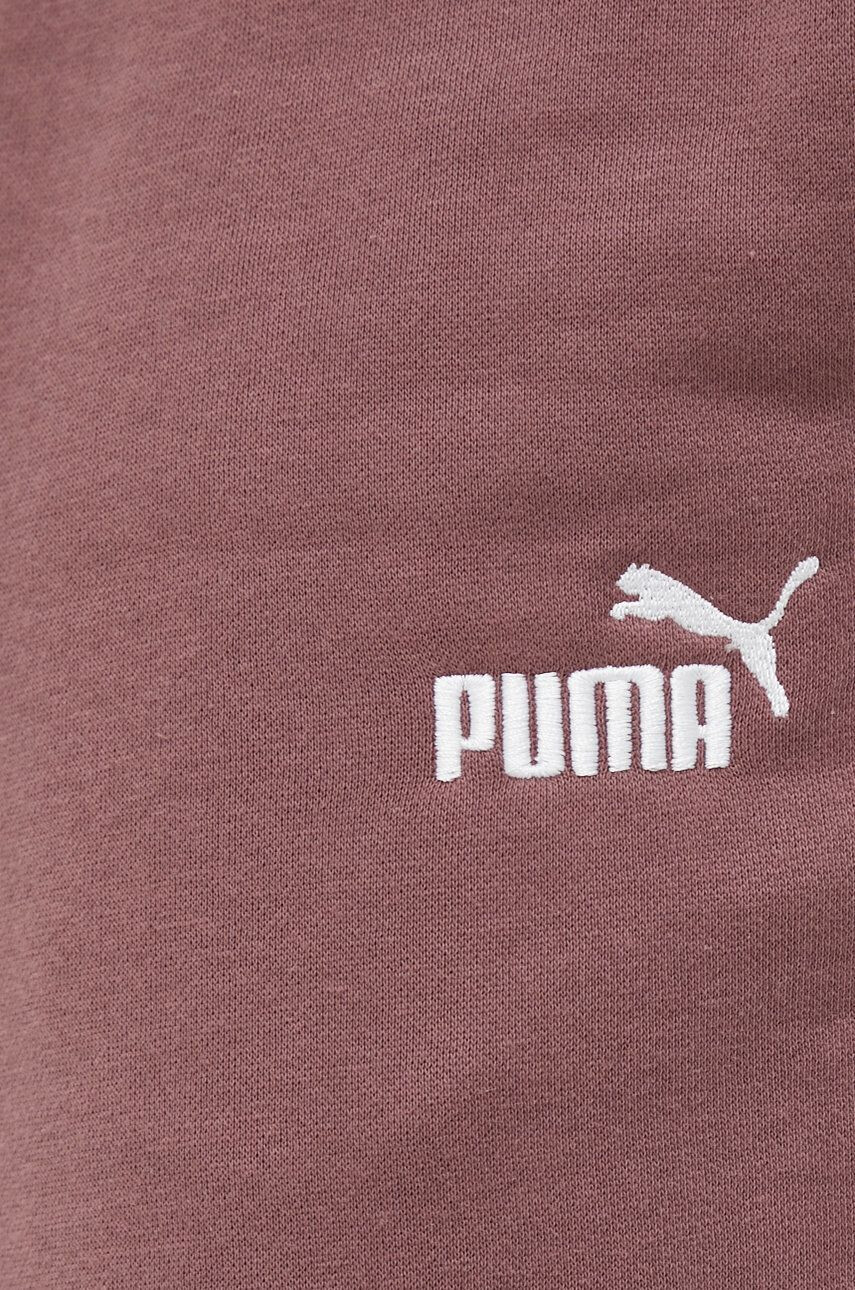 Puma Kalhoty dámské zelená barva široké high waist - Pepit.cz