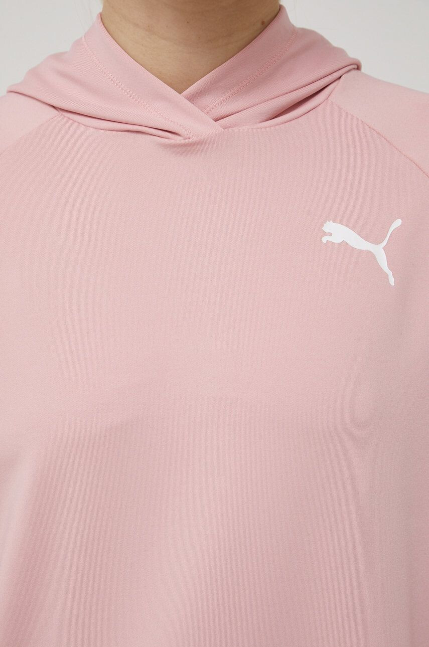 Puma Mikina 586858 dámská růžová barva hladká - Pepit.cz