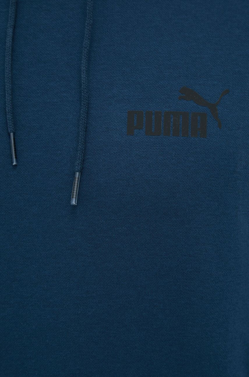 Puma Mikina pánská šedá barva s kapucí s potiskem - Pepit.cz