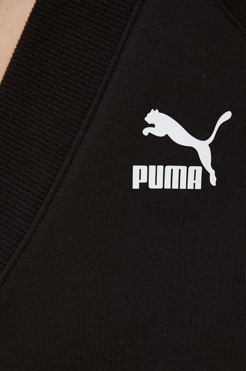 Puma Mikina dámská černá barva vzorovaná - Pepit.cz