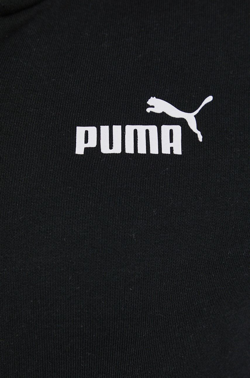 Puma Mikina 586813 dámská černá barva s potiskem - Pepit.cz