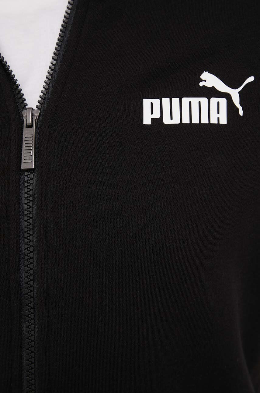 Puma Mikina 586696 pánská černá barva s potiskem - Pepit.cz