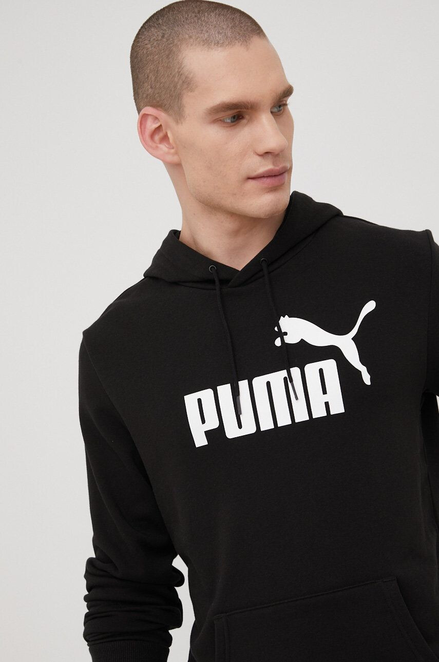 Puma Mikina dámská černá barva hladká - Pepit.cz