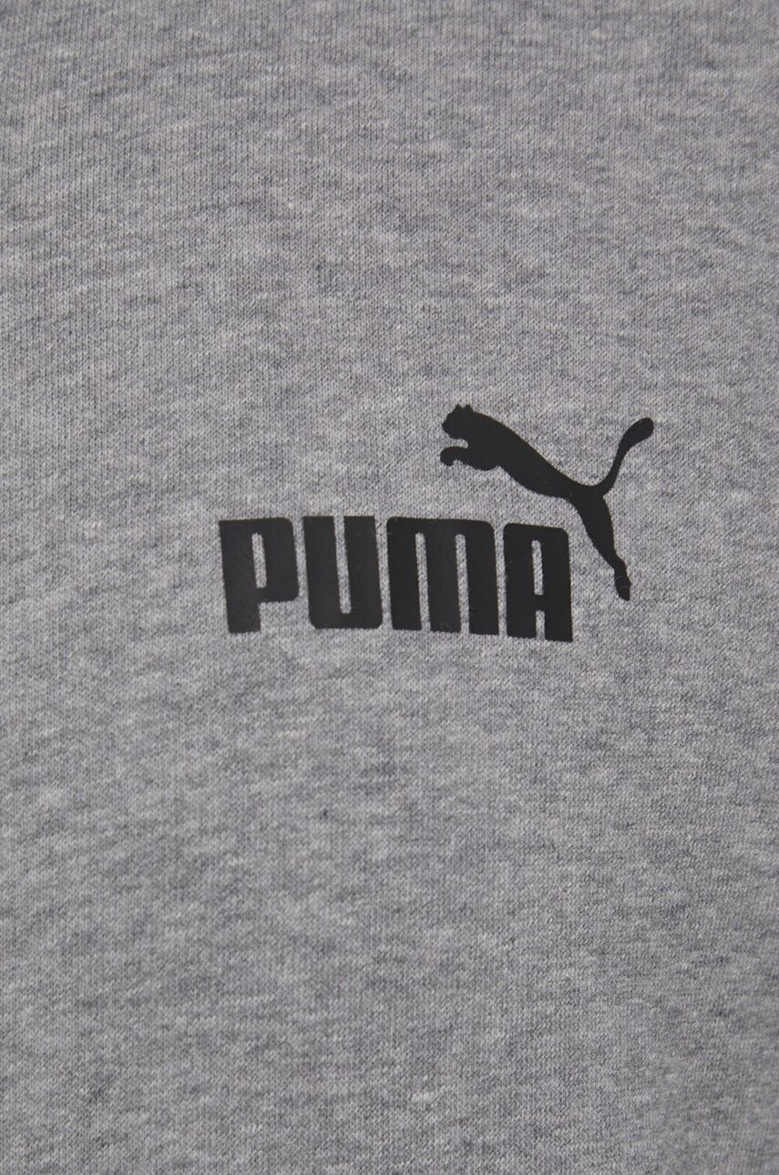 Puma Mikina 586696 pánská šedá barva s potiskem - Pepit.cz