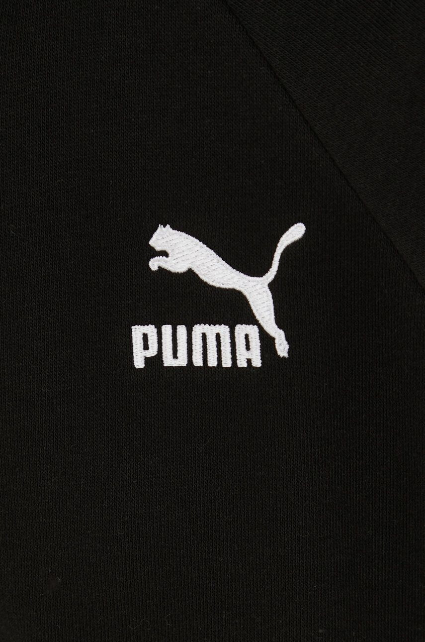 Puma Mikina Iconic T7 dámská černá barva s aplikací 530078-01 - Pepit.cz