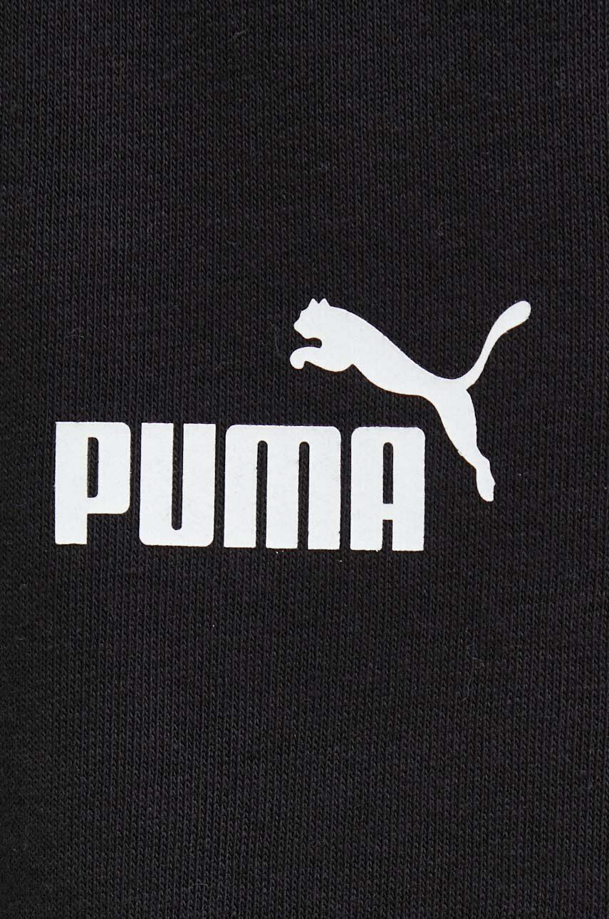 Puma Tepláky černá barva s potiskem - Pepit.cz