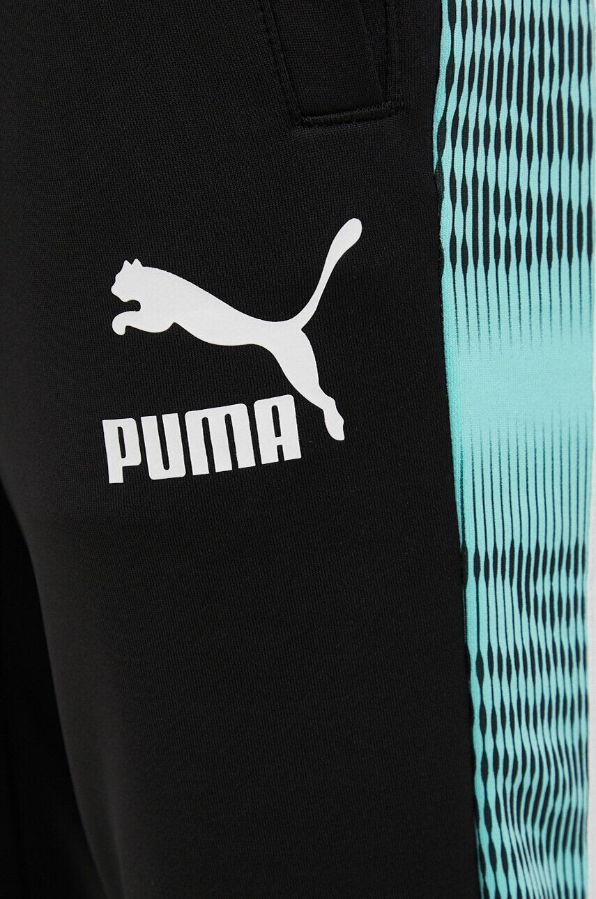 Puma Tepláky černá barva vzorované - Pepit.cz