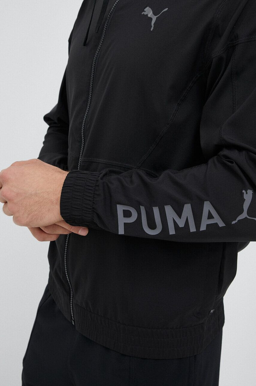 Puma Tréninková bunda Fit černá barva přechodná - Pepit.cz