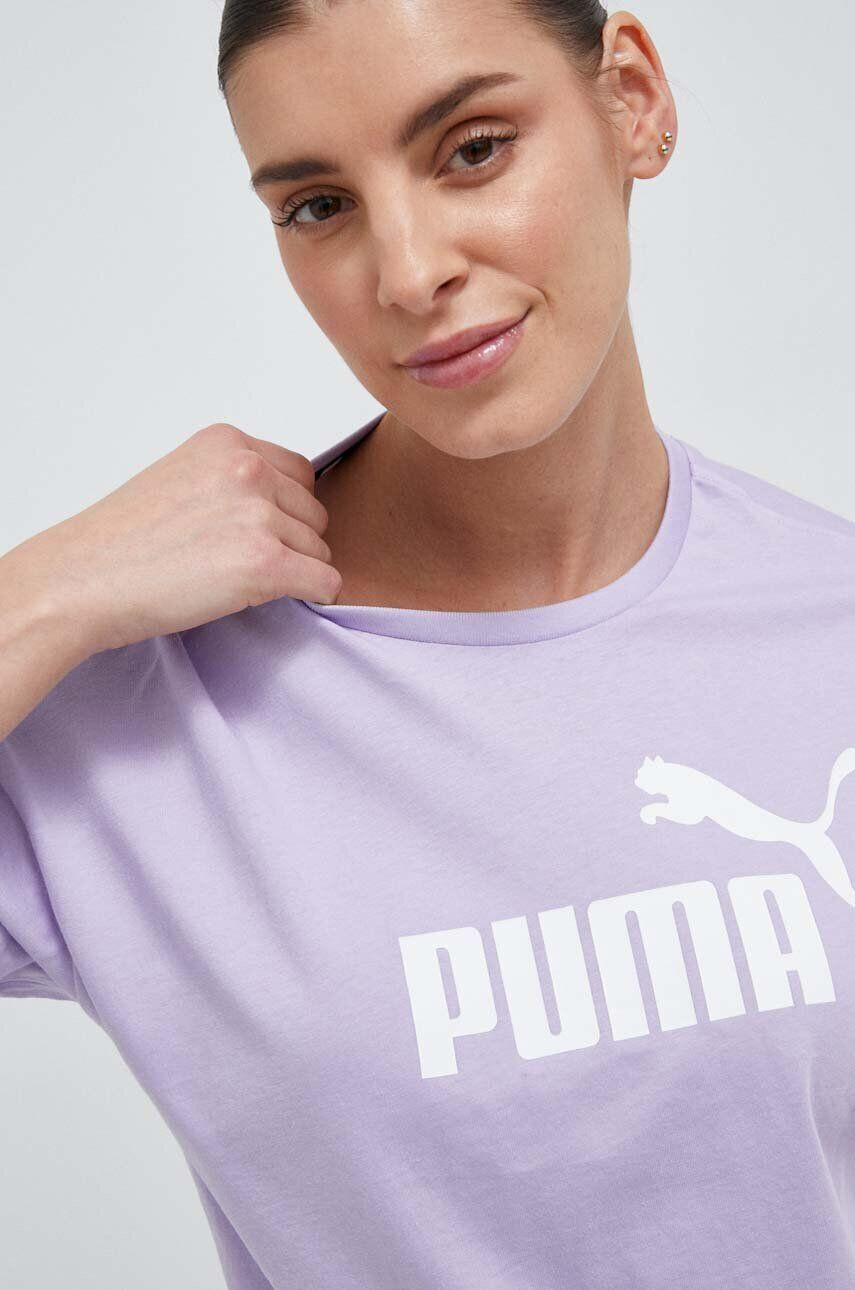 Puma Tričko fialová barva - Pepit.cz