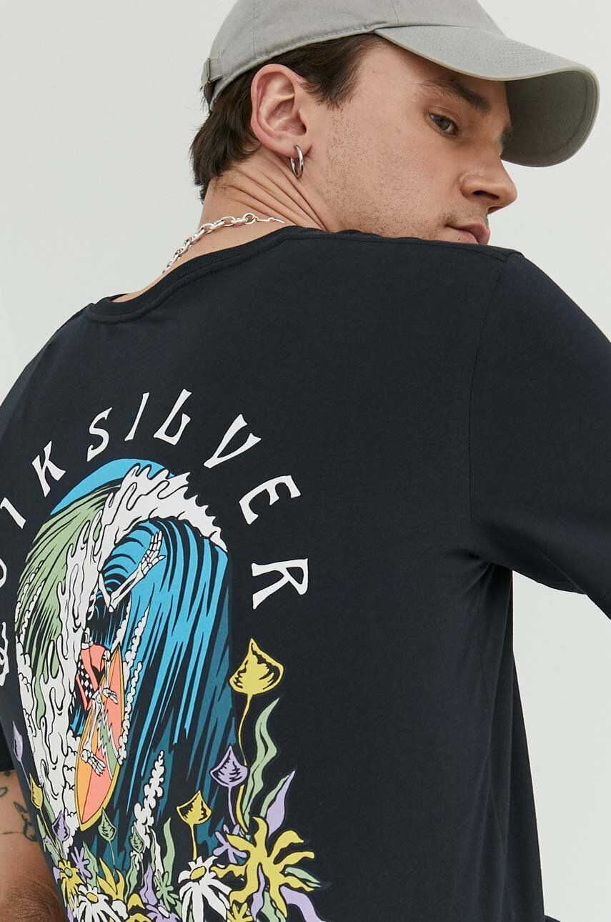 Quiksilver Košile bílá barva regular s klasickým límcem - Pepit.cz