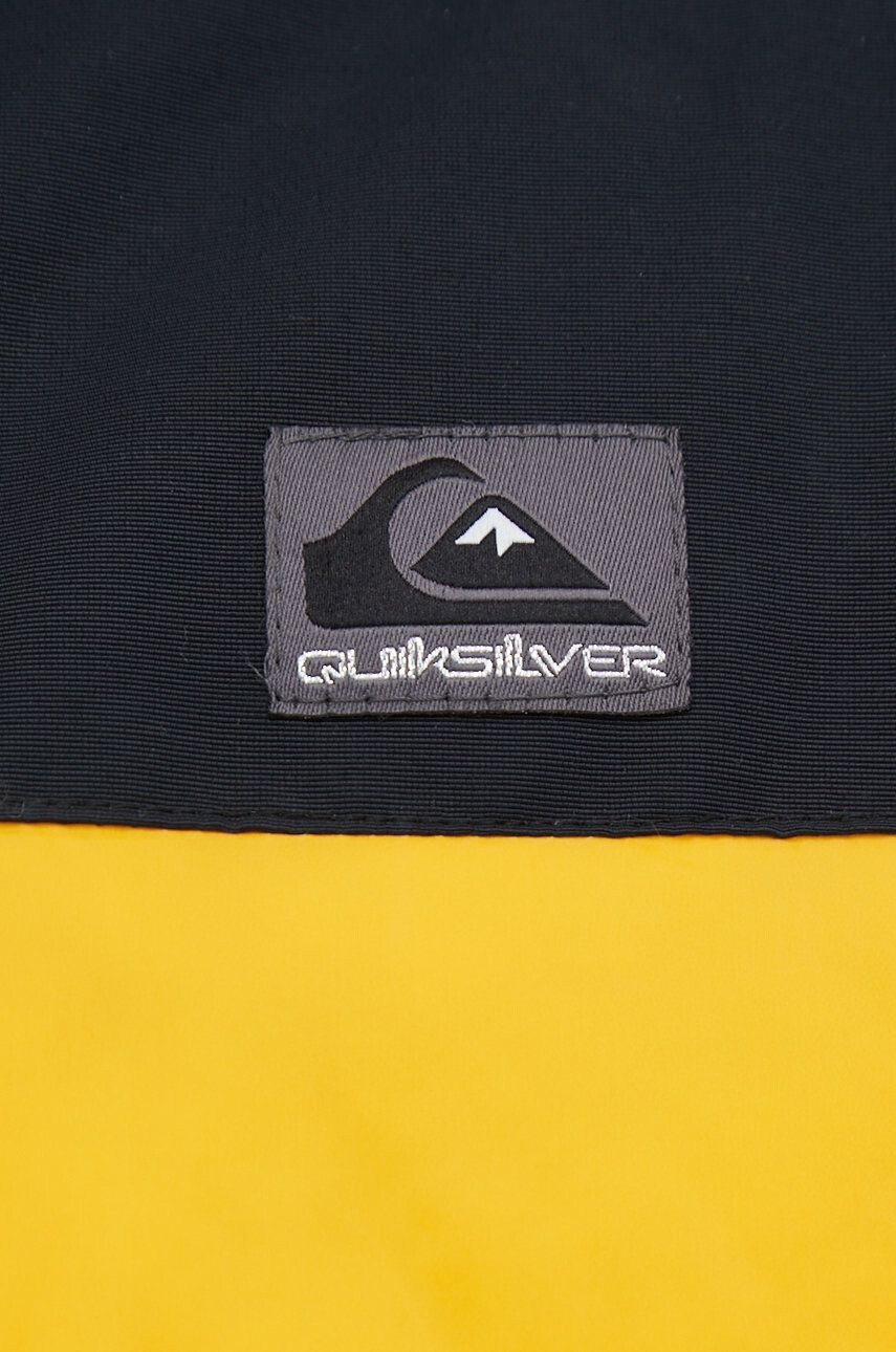 Quiksilver Bunda pánská žlutá barva zimní - Pepit.cz