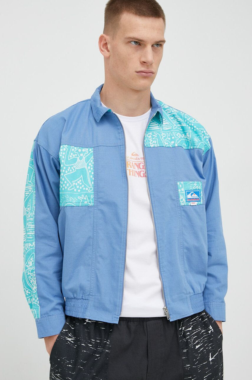 Quiksilver Bunda X Stranger Things pánská přechodná oversize - Pepit.cz