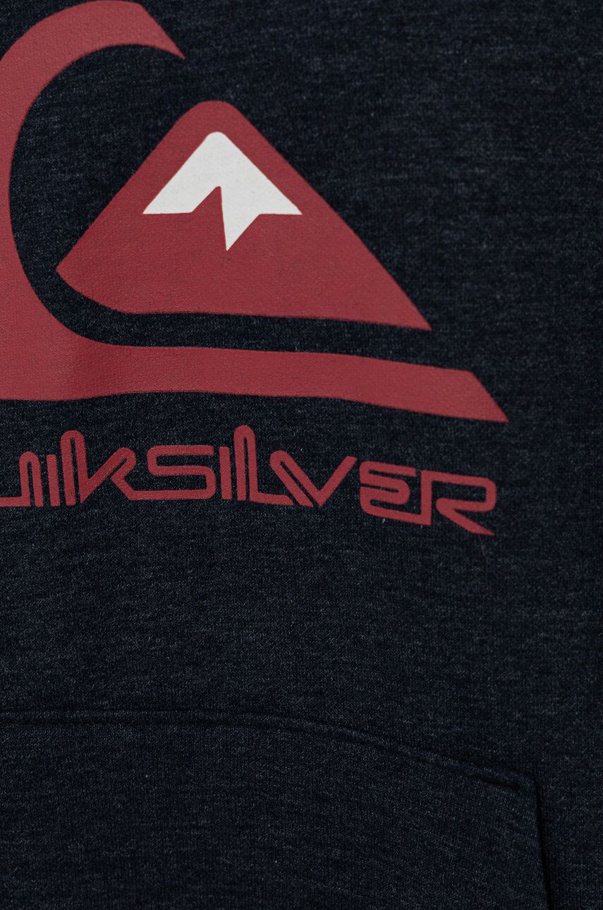 Quiksilver Dětská mikina tmavomodrá barva s potiskem - Pepit.cz