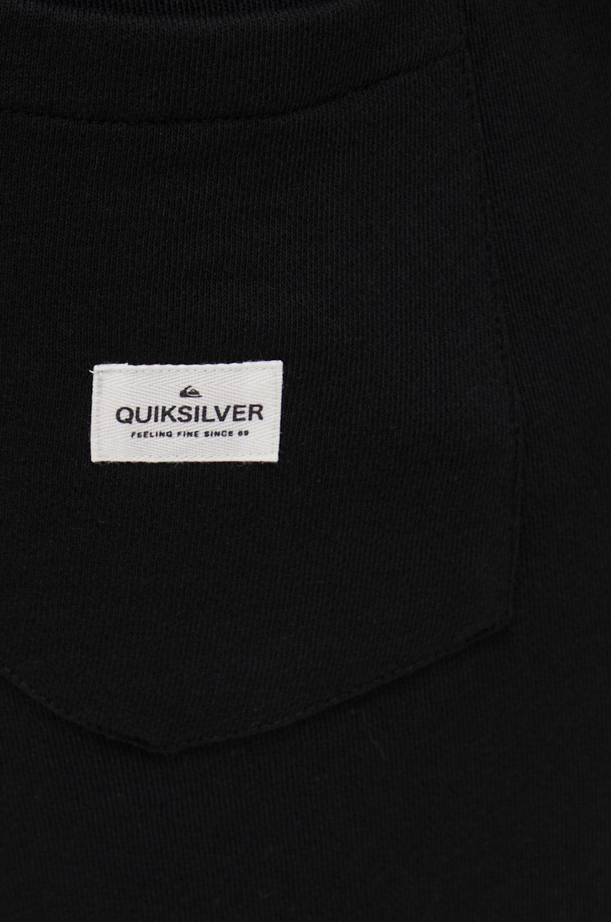 Quiksilver Kalhoty pánské černá barva melanžové - Pepit.cz