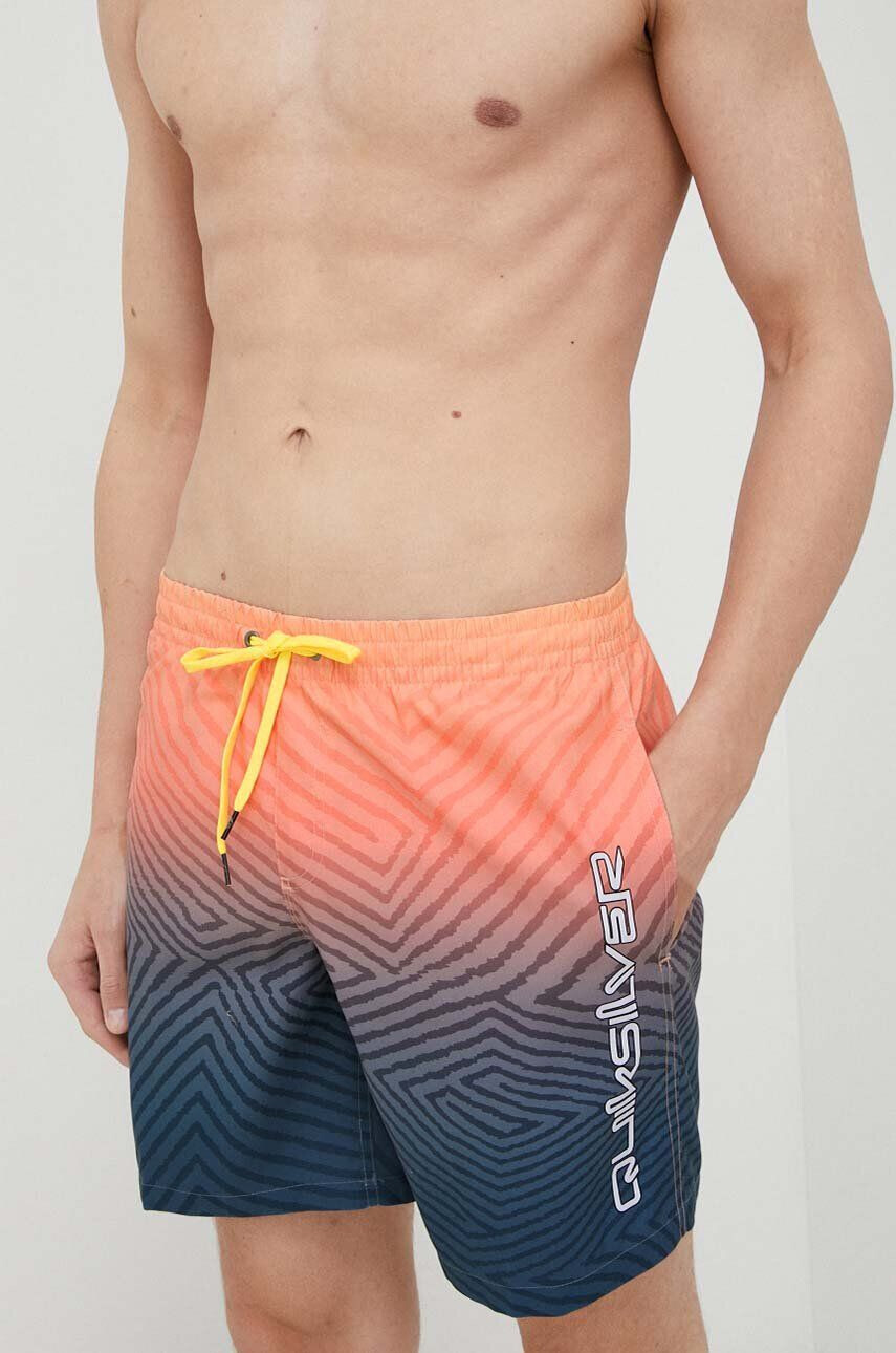 Quiksilver Plavkové šortky oranžová barva - Pepit.cz