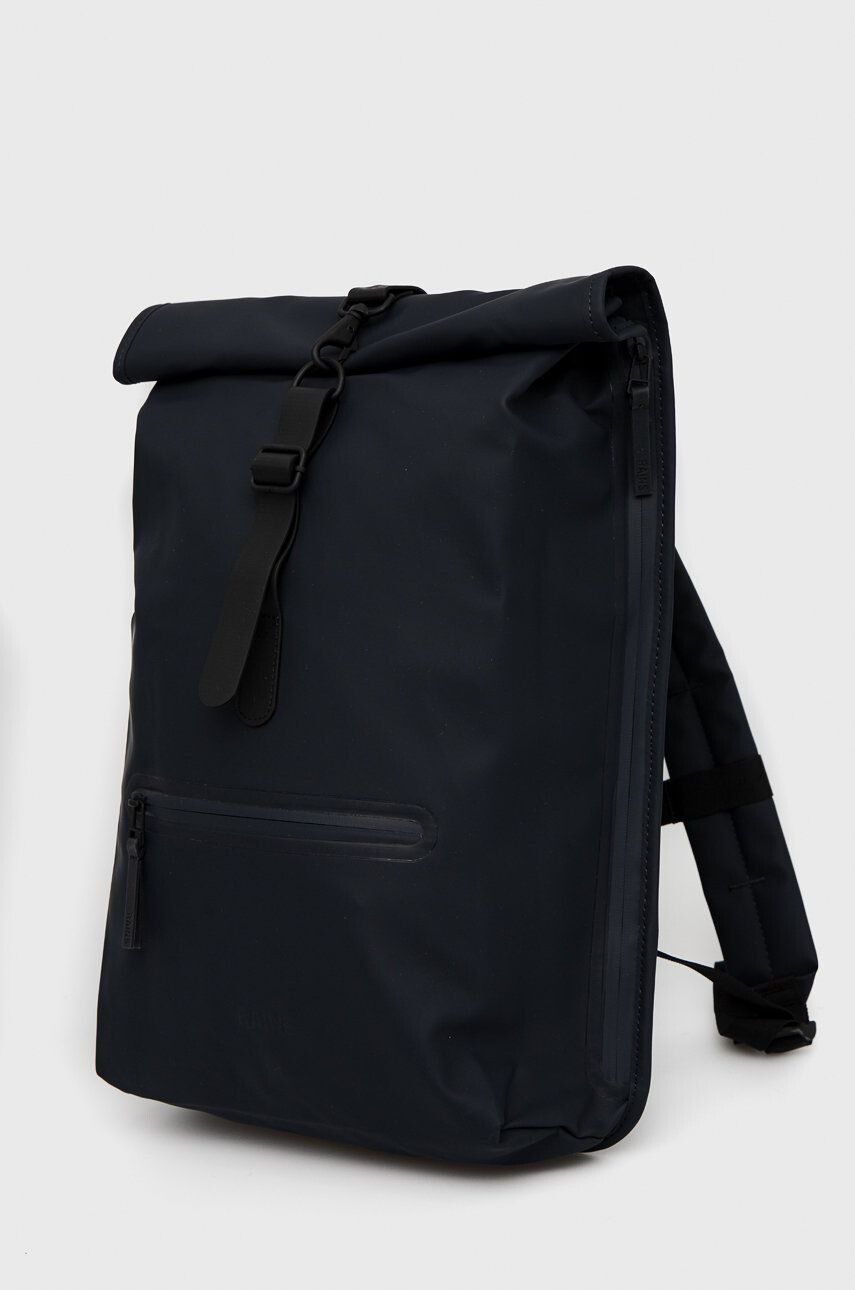 Rains Batoh 13160 Rolltop Rucksack tmavomodrá barva velký hladký 13160.47-Navy - Pepit.cz