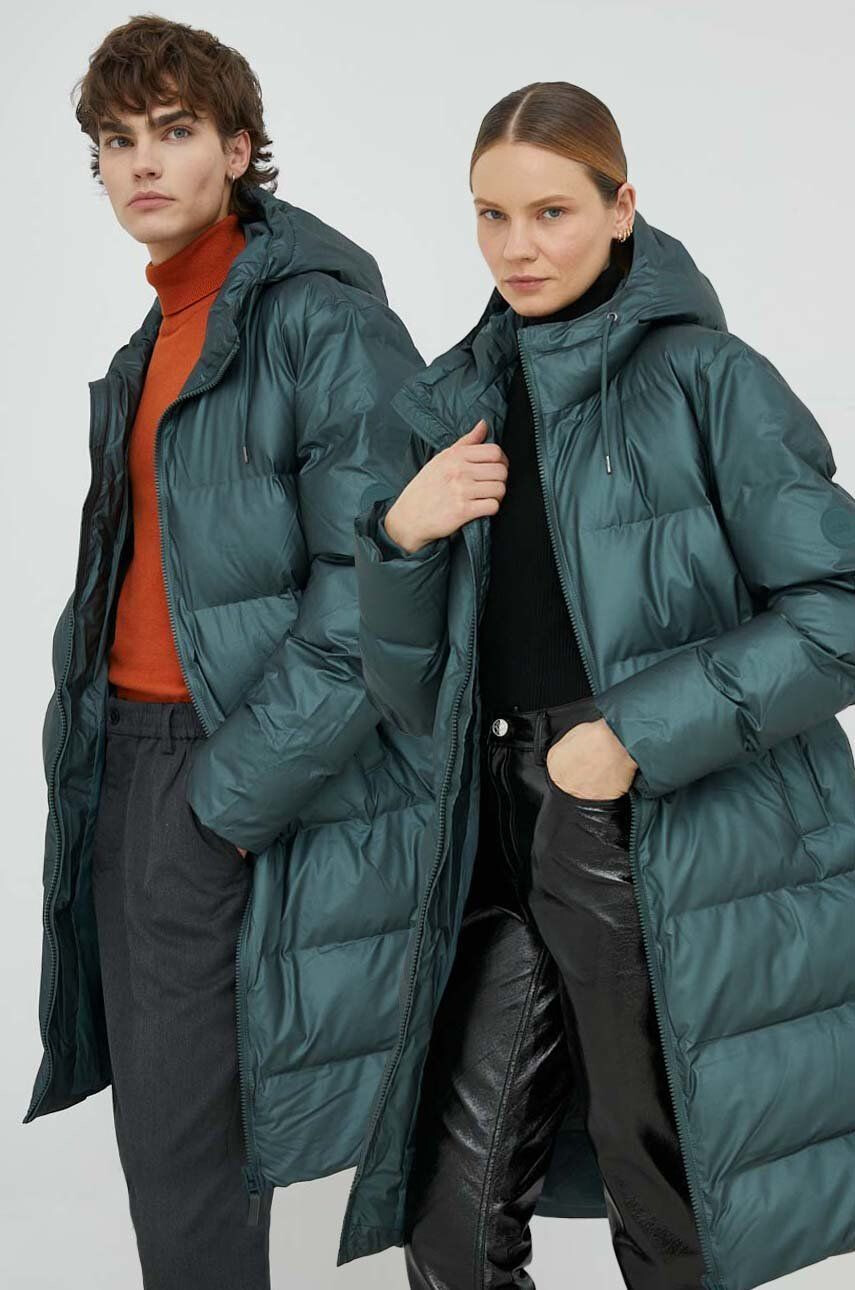 Rains Bunda 15070 long puffer jacket - Pepit.cz