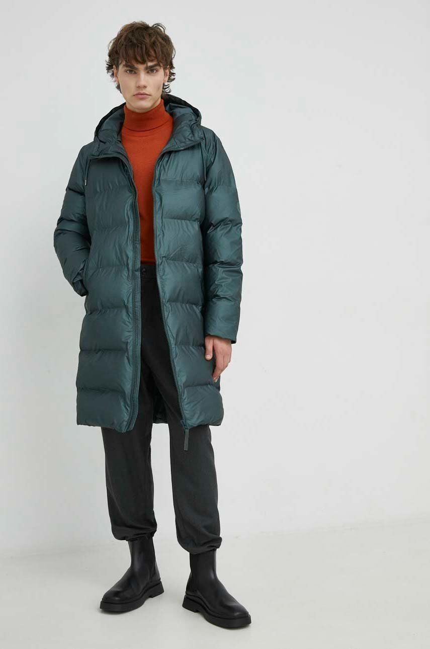 Rains Bunda 15070 long puffer jacket - Pepit.cz