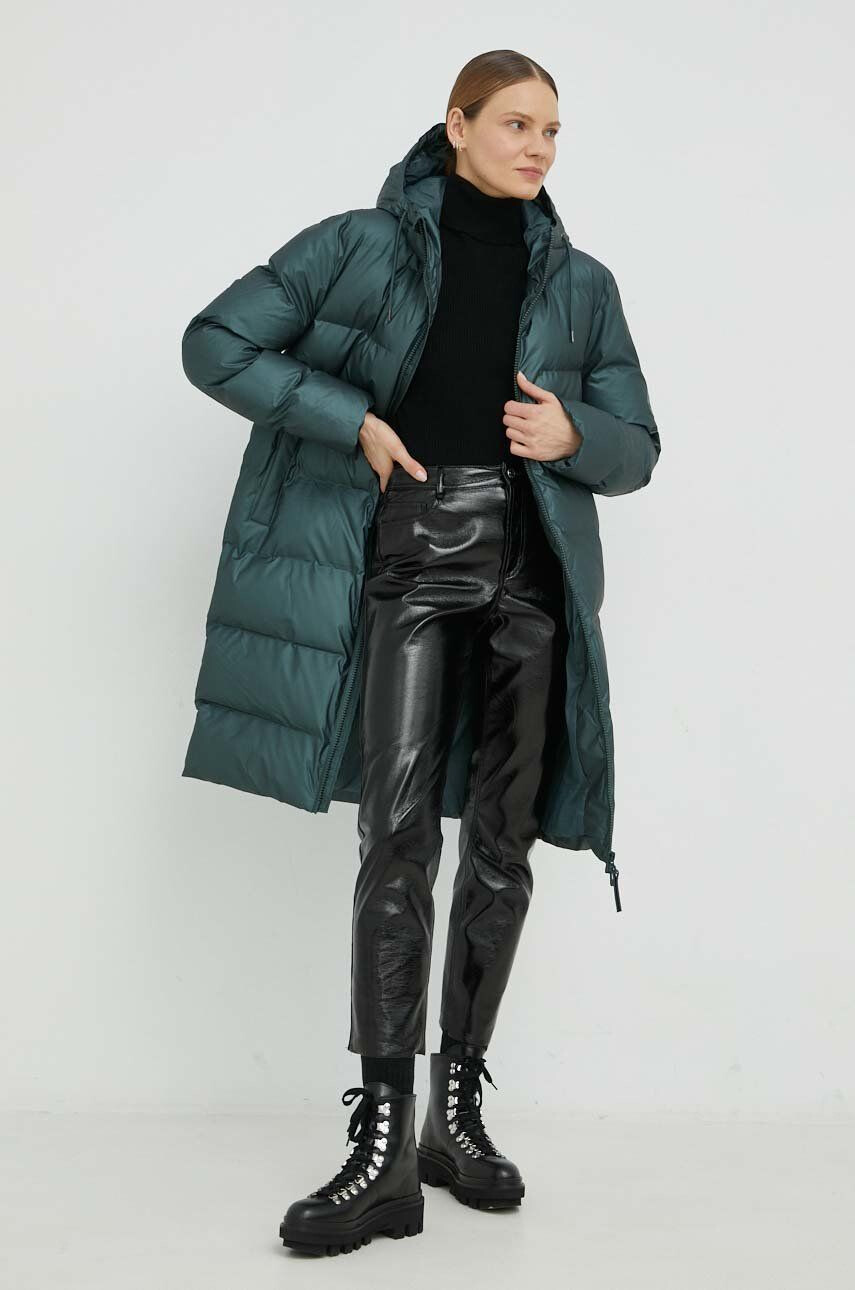 Rains Bunda 15070 long puffer jacket - Pepit.cz