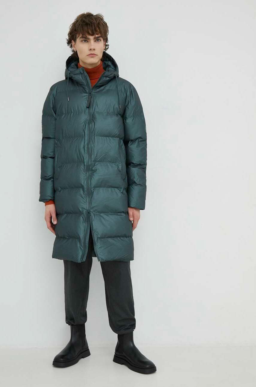 Rains Bunda 15070 long puffer jacket - Pepit.cz