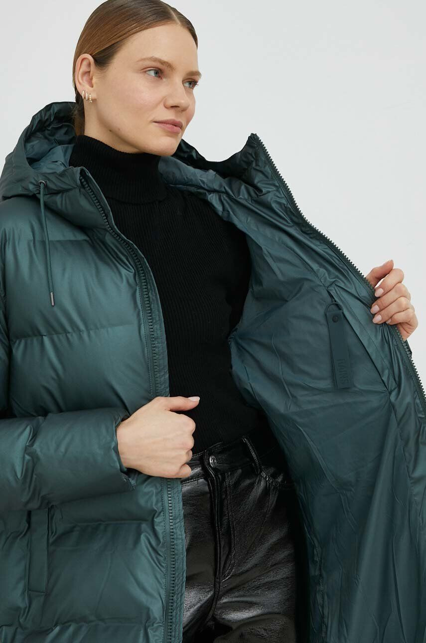 Rains Bunda 15070 long puffer jacket - Pepit.cz