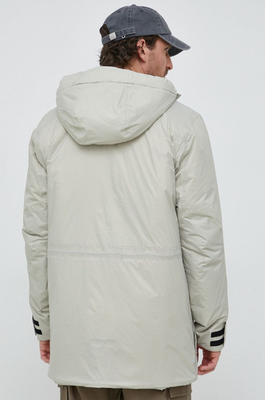 Rains Bunda 15510 Alpine Nylon Parka šedá barva zimní - Pepit.cz