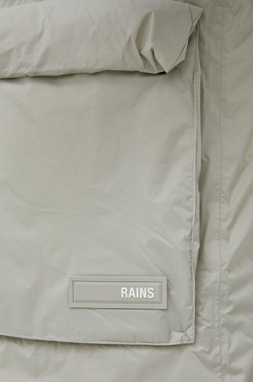 Rains Bunda 15510 Alpine Nylon Parka šedá barva zimní - Pepit.cz