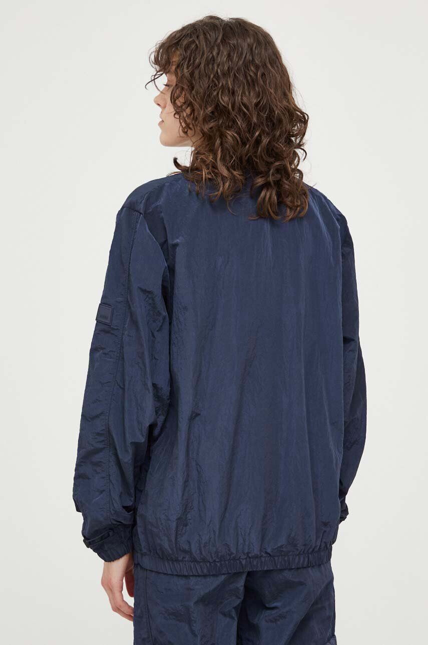 Rains Bunda 18960 Bomber Jacket tmavomodrá barva přechodná - Pepit.cz