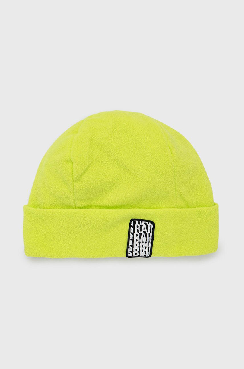 Rains Čepice 20020 Fleece Beanie zelená barva - Pepit.cz