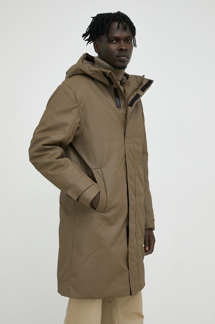 Rains Nepromokavá bunda 15260 Glacial Coat - Pepit.cz