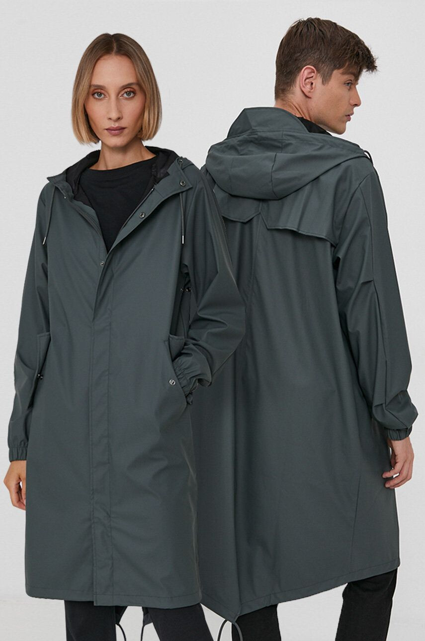 Rains Nepromokavá bunda 1814 Fishtail Parka - Pepit.cz