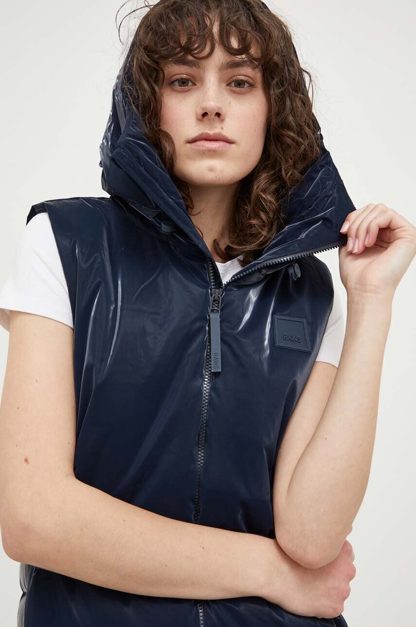 Rains Vesta 15710 Loop Vest stříbrná barva - Pepit.cz