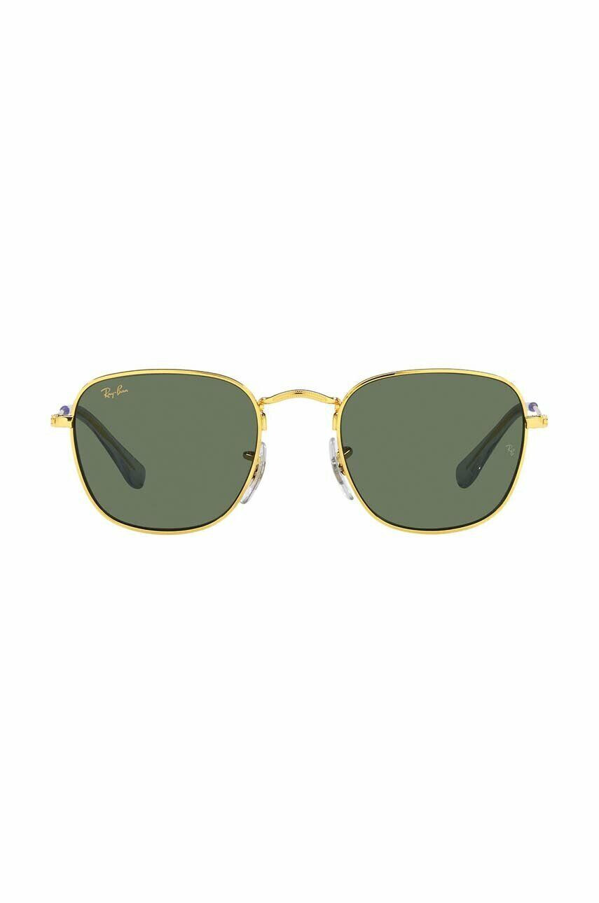 Ray-Ban Dětské sluneční brýle Frank Kids zelená barva 0RJ9557S - Pepit.cz