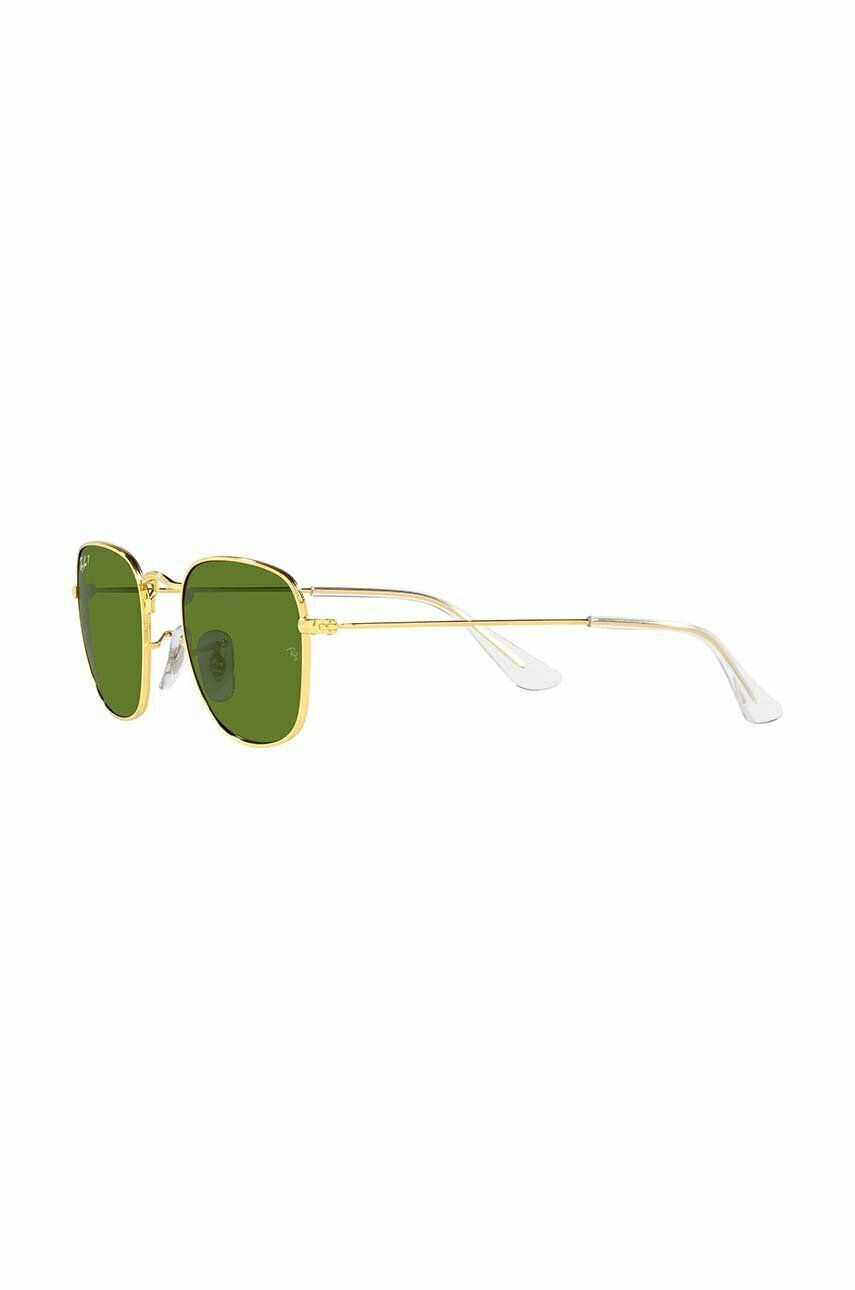 Ray-Ban Dětské sluneční brýle Frank Kids zelená barva 0RJ9557S-Polarized - Pepit.cz