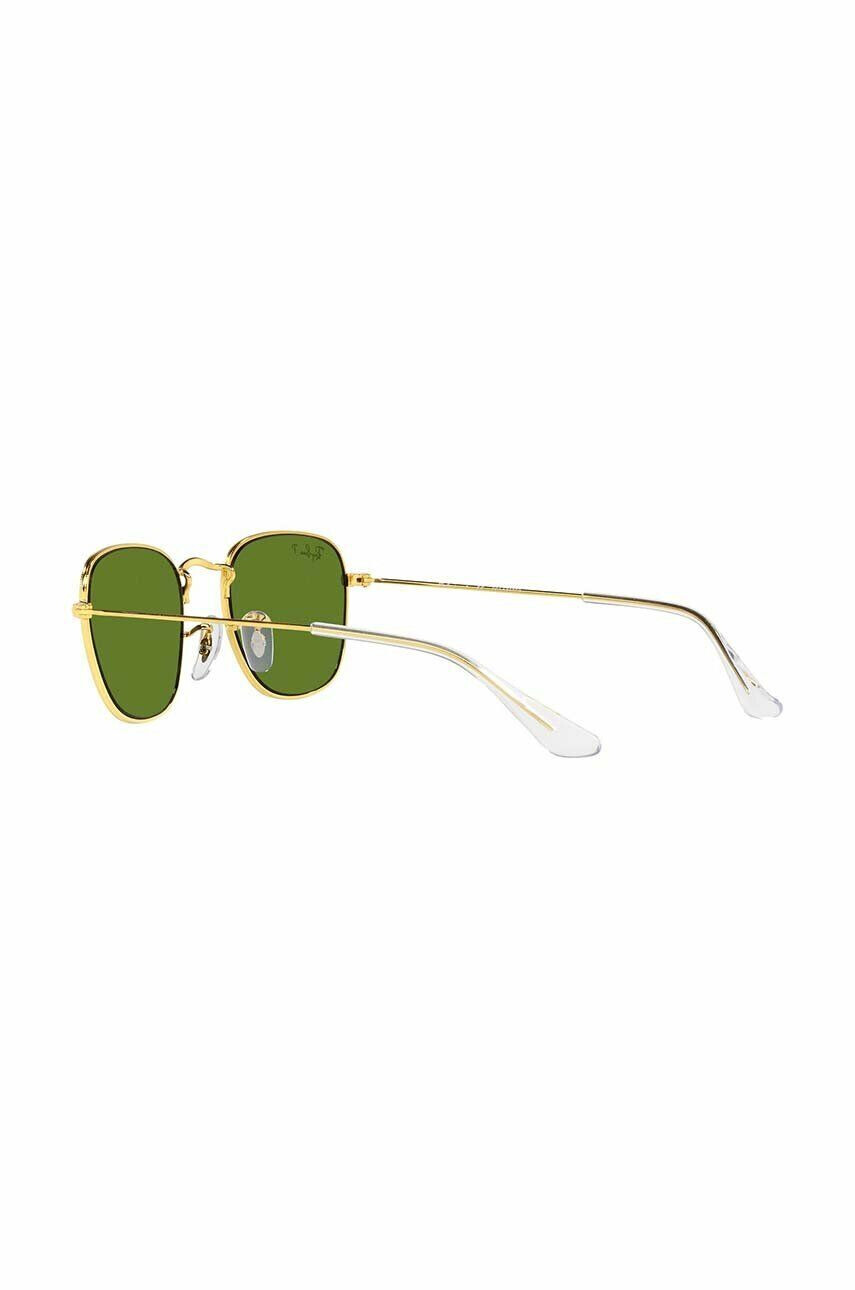 Ray-Ban Dětské sluneční brýle Frank Kids zelená barva 0RJ9557S-Polarized - Pepit.cz