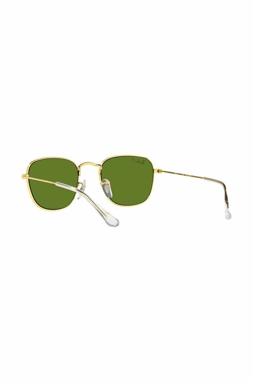 Ray-Ban Dětské sluneční brýle Frank Kids zelená barva 0RJ9557S-Polarized - Pepit.cz