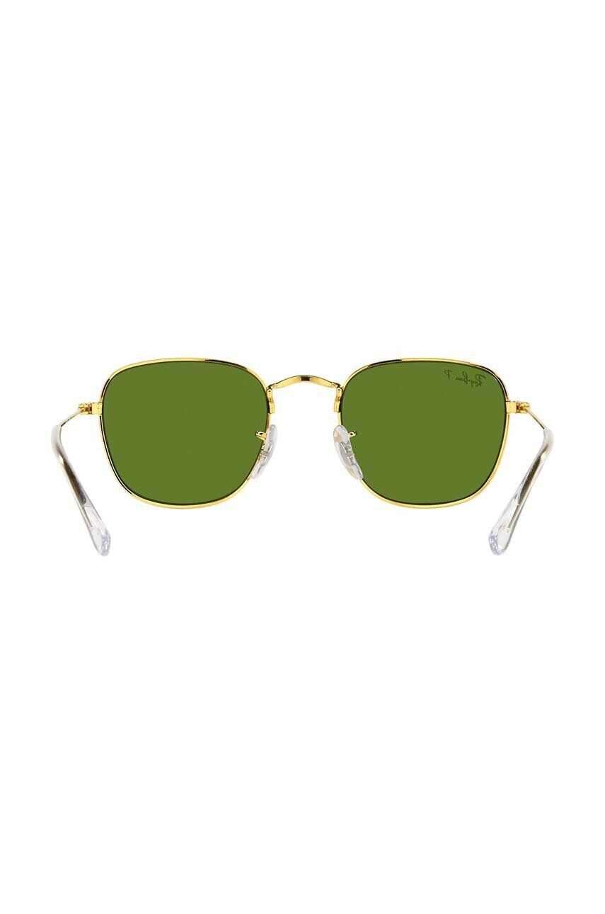 Ray-Ban Dětské sluneční brýle Frank Kids zelená barva 0RJ9557S-Polarized - Pepit.cz