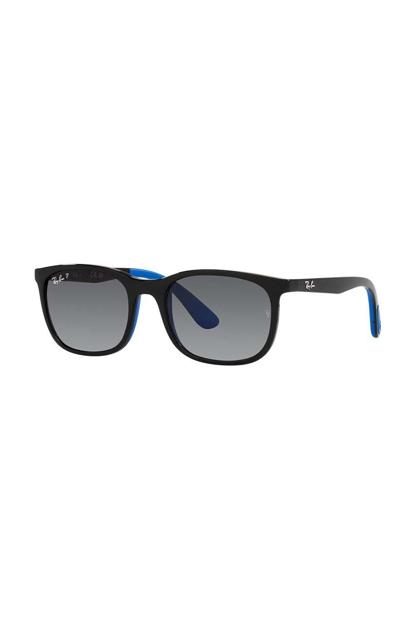 Ray-Ban Dětské sluneční brýle Junior tmavomodrá barva 0RJ9076S-Polarized - Pepit.cz