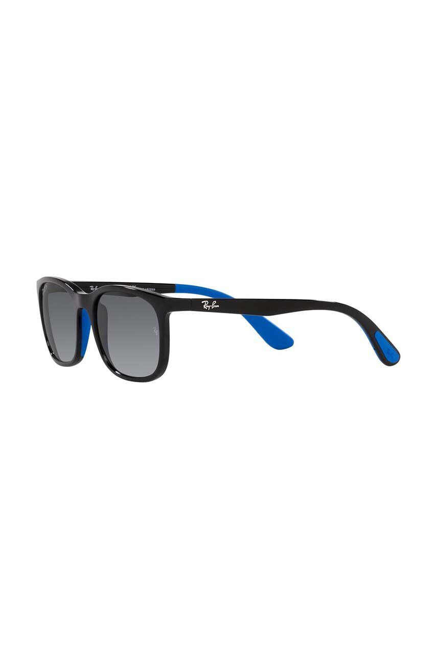 Ray-Ban Dětské sluneční brýle Junior tmavomodrá barva 0RJ9076S-Polarized - Pepit.cz