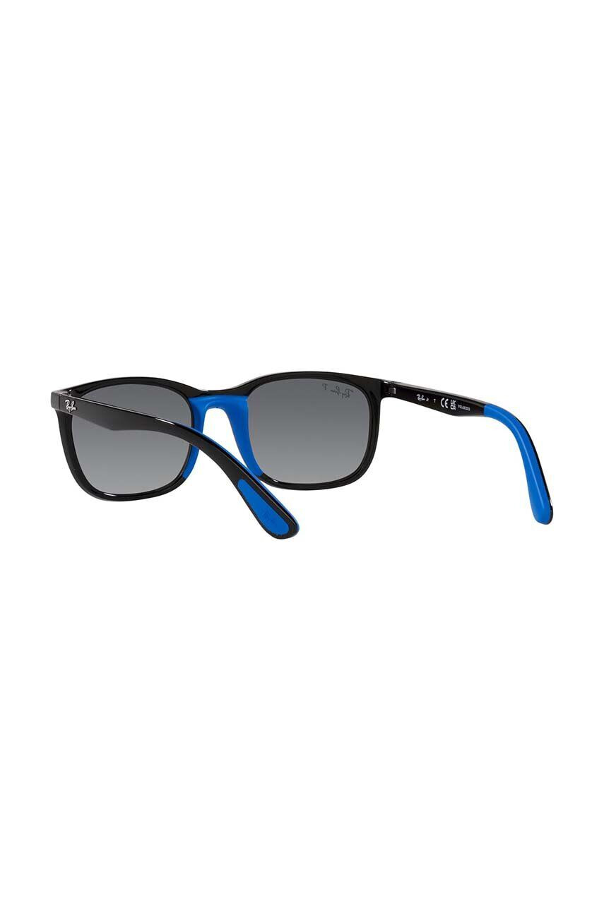 Ray-Ban Dětské sluneční brýle Junior tmavomodrá barva 0RJ9076S-Polarized - Pepit.cz