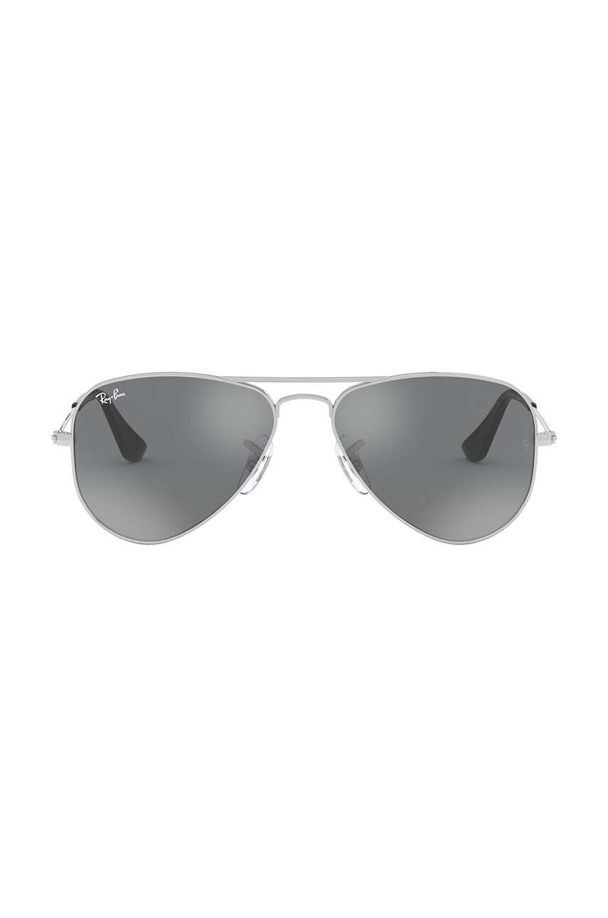 Ray-Ban Dětské sluneční brýle Junior Aviator šedá barva 0RJ9506S-Lustrzane - Pepit.cz