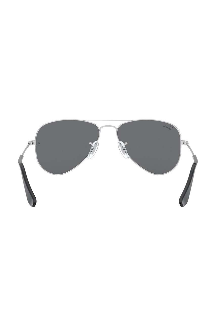 Ray-Ban Dětské sluneční brýle Junior Aviator šedá barva 0RJ9506S-Lustrzane - Pepit.cz