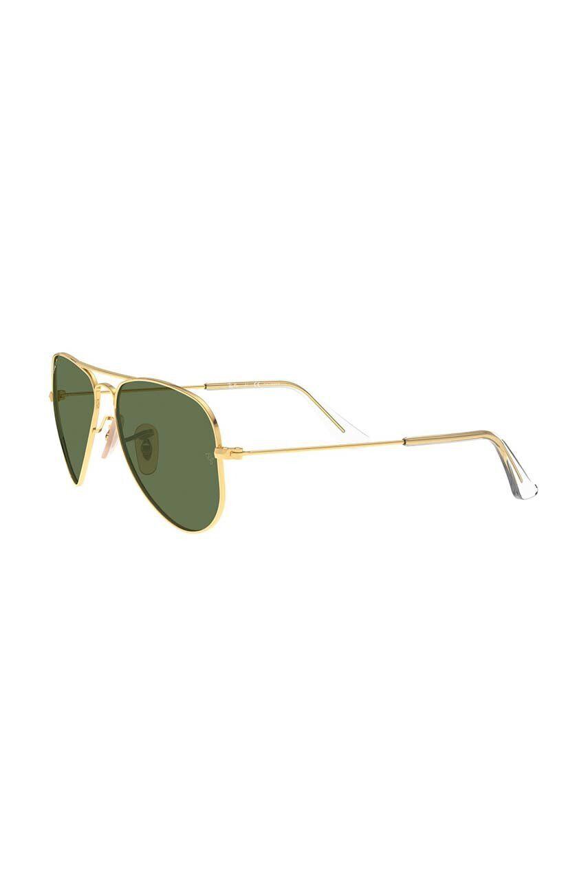 Ray-Ban Dětské sluneční brýle Junior Aviator zelená barva 0RJ9506S-Polarized - Pepit.cz