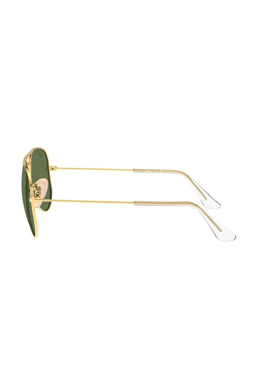 Ray-Ban Dětské sluneční brýle Junior Aviator zelená barva 0RJ9506S-Polarized - Pepit.cz