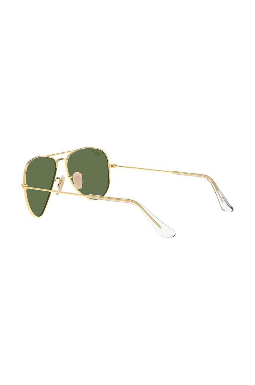 Ray-Ban Dětské sluneční brýle Junior Aviator zelená barva 0RJ9506S-Polarized - Pepit.cz