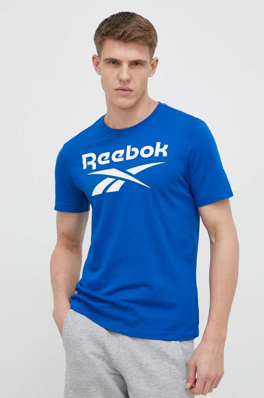 Reebok Bavlněné tričko s potiskem - Pepit.cz