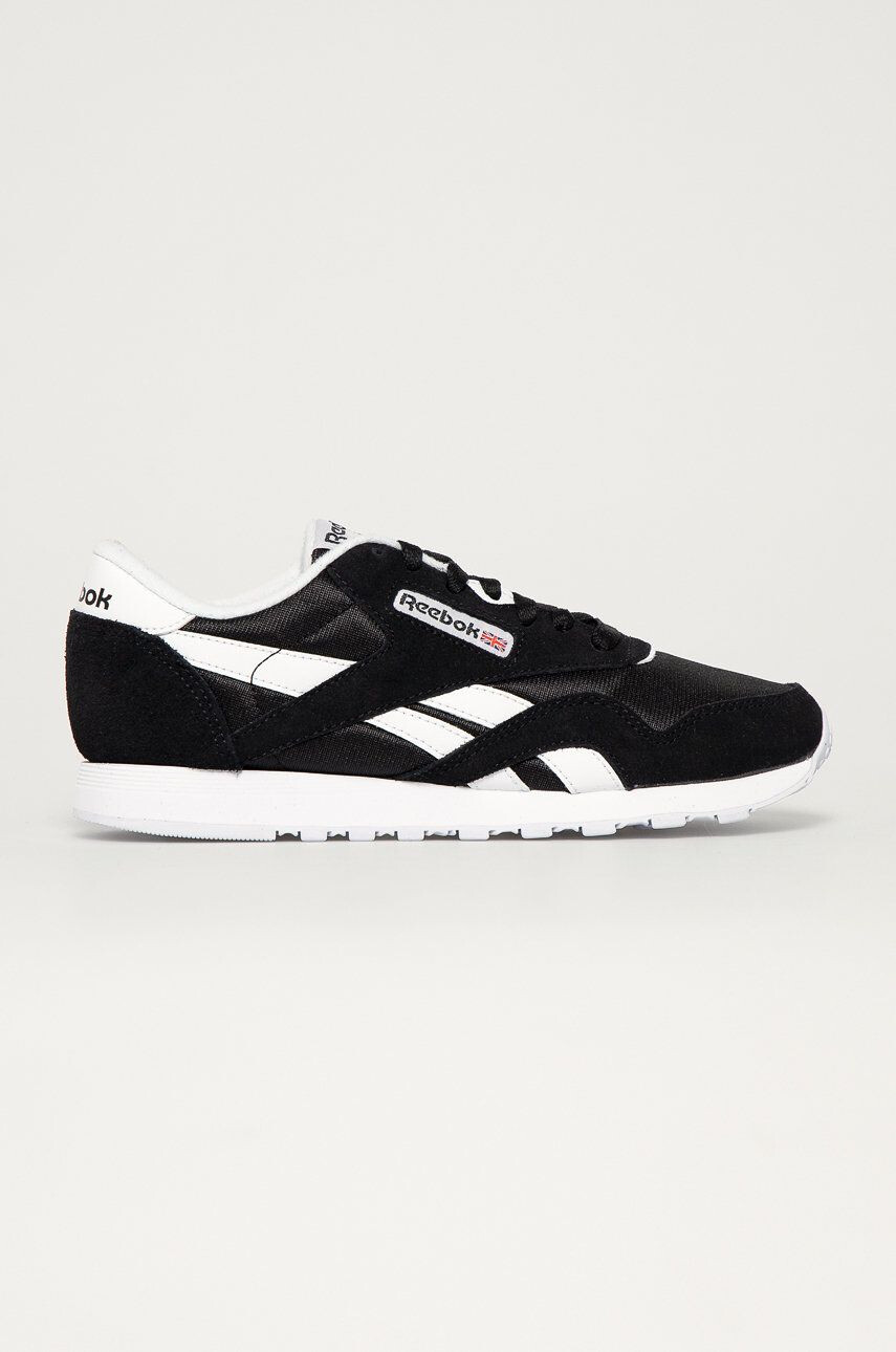 Reebok Classic Boty Reebok černá barva na plochém podpatku FV4506-BLK/WHT - Pepit.cz