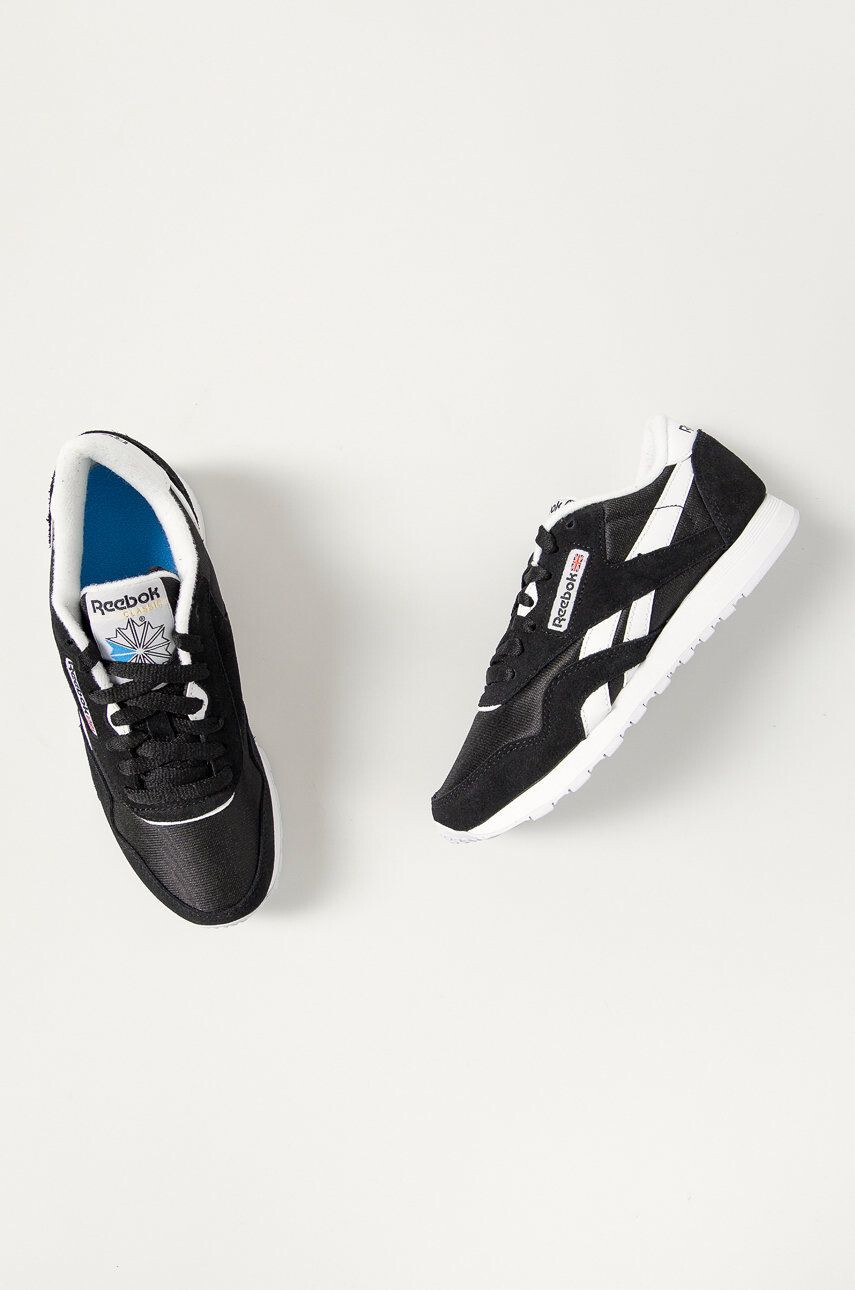 Reebok Classic Boty Reebok černá barva na plochém podpatku FV4506-BLK/WHT - Pepit.cz